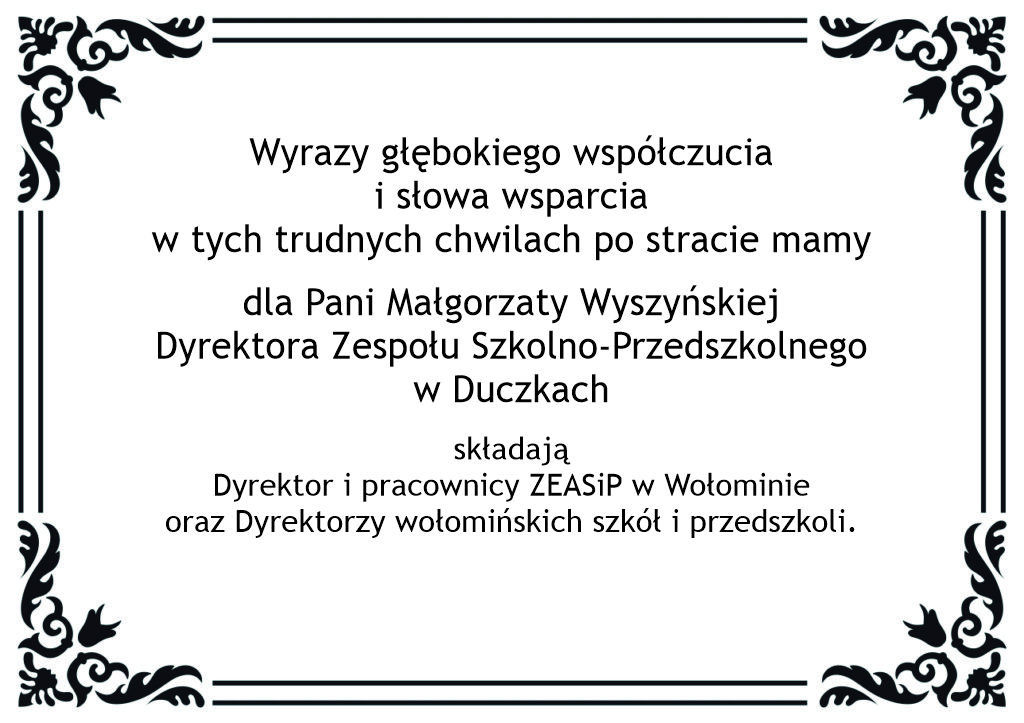 Kondolencjemw